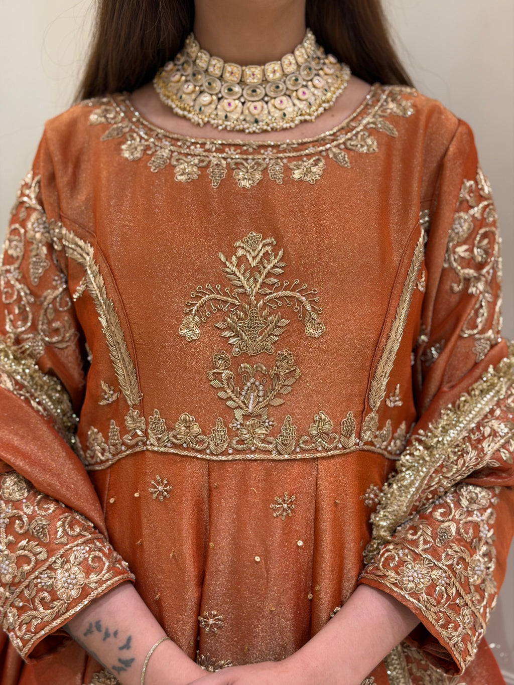 Noor-e-Zarafshan Gown Set