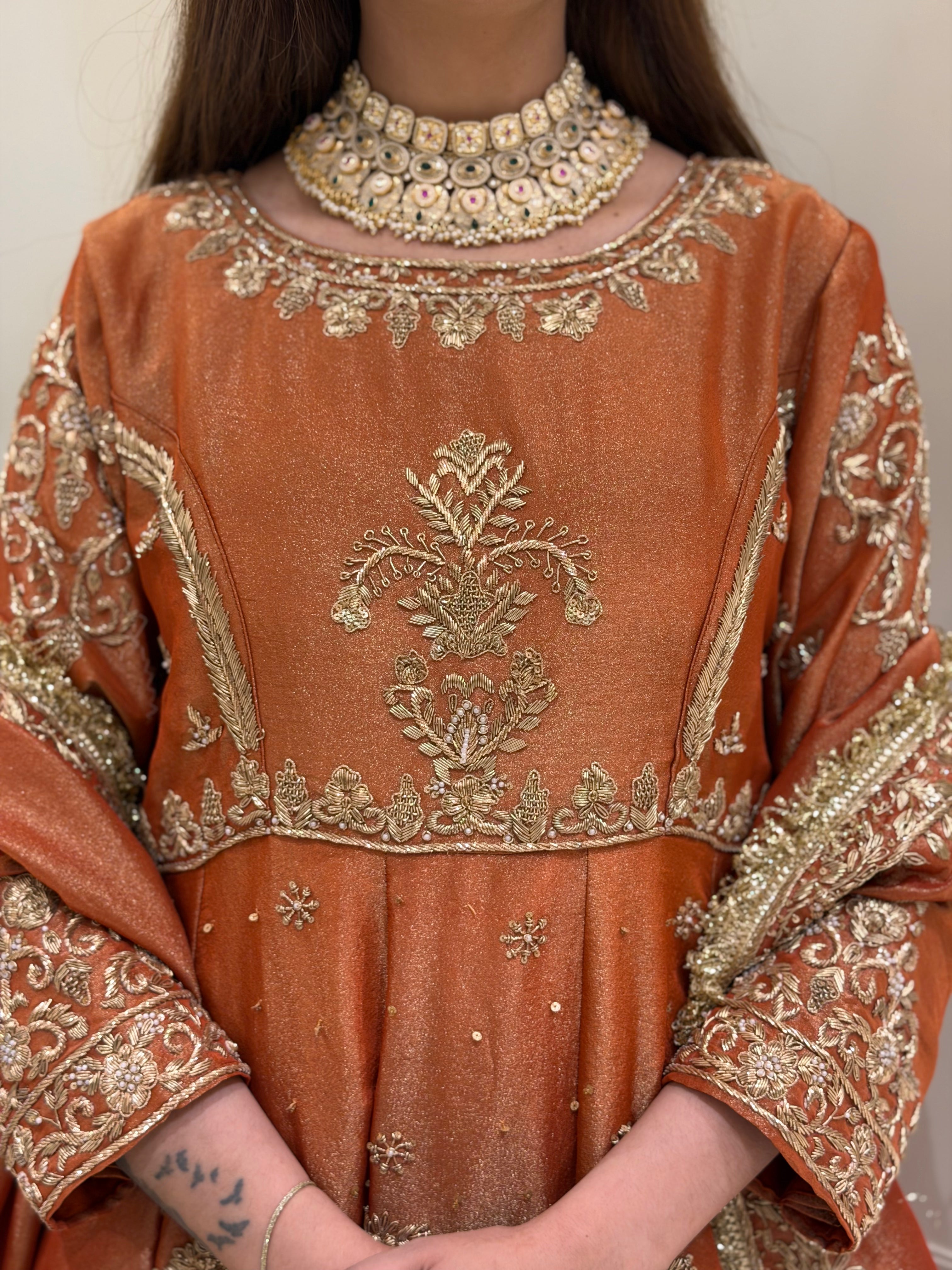 Noor-e-Zarafshan Gown Set