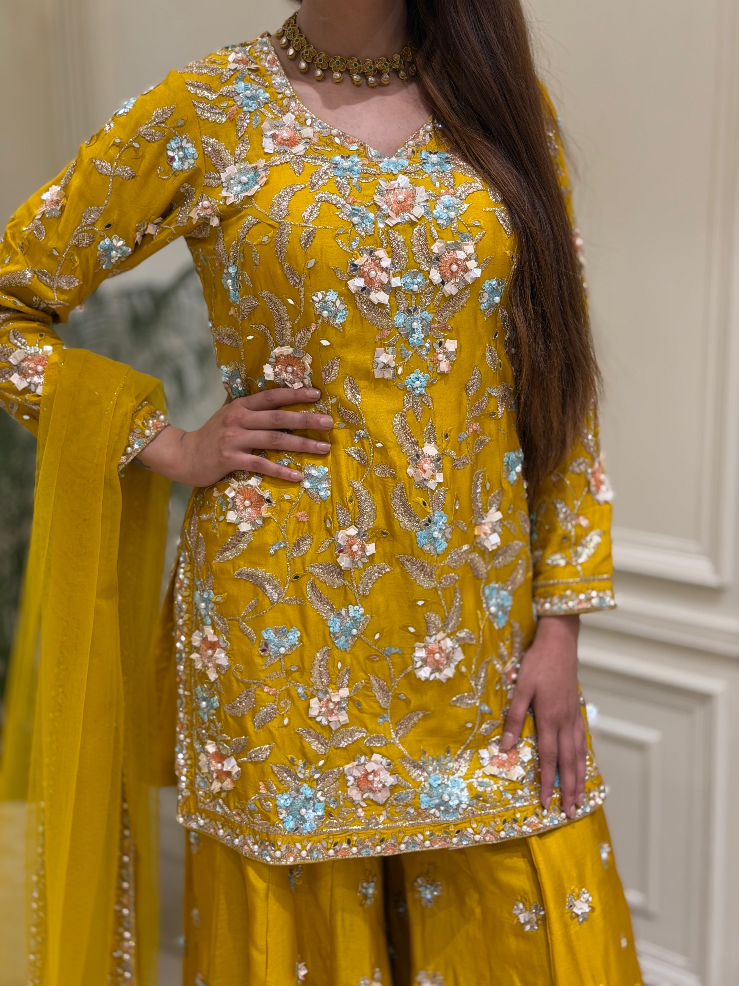 Noor-e-Gulnaar Sharara Set