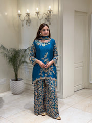 Noor-e-Firoza Chinon Suit Set
