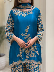 Noor-e-Firoza Chinon Suit Set