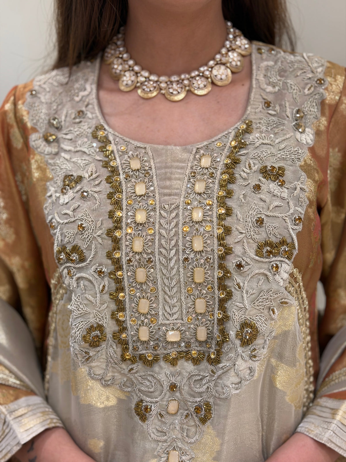 Noor-e-Raahat A-Line Suit Set