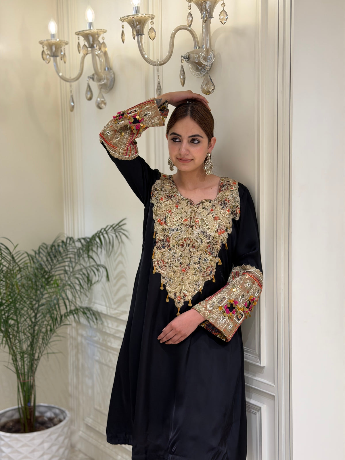 Noor-e-Zehn Satin Crepe Co-Ord Set