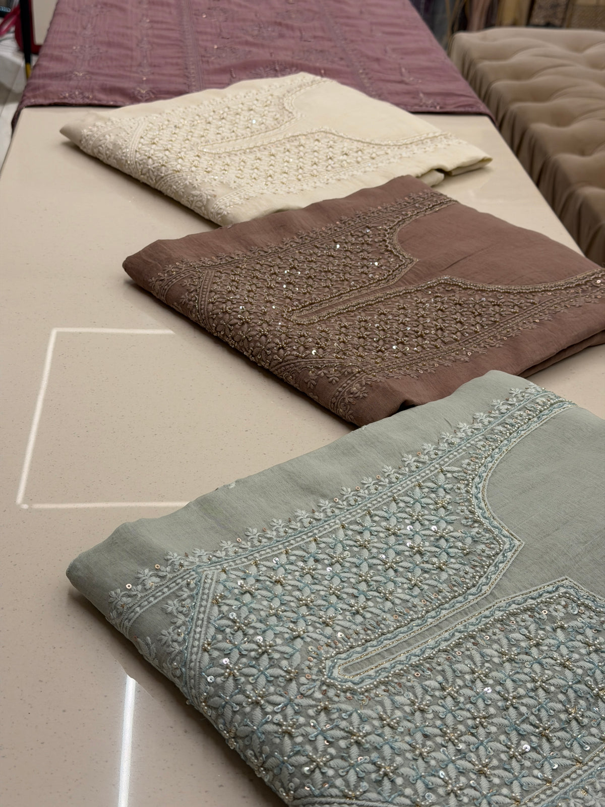 Noor-e-Meher Chikankari Suit Set