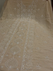 Noor-e-Ivory Monga Chikankari Luxury Formal