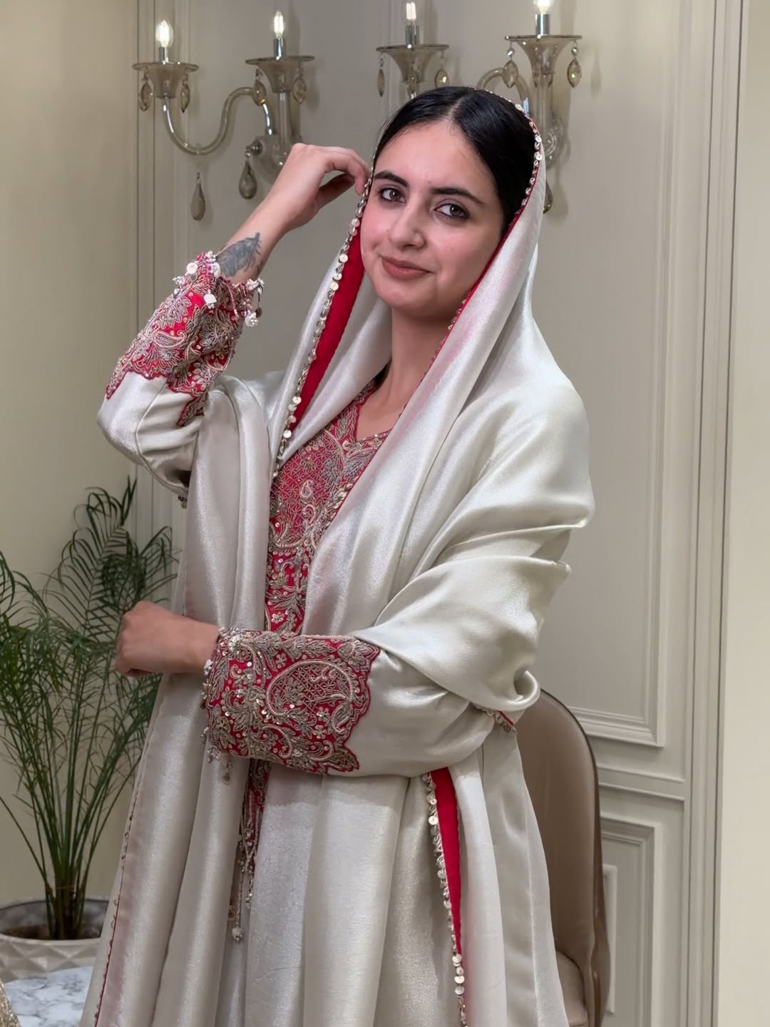 Noor-e-Raunaq Tissue Anarkali