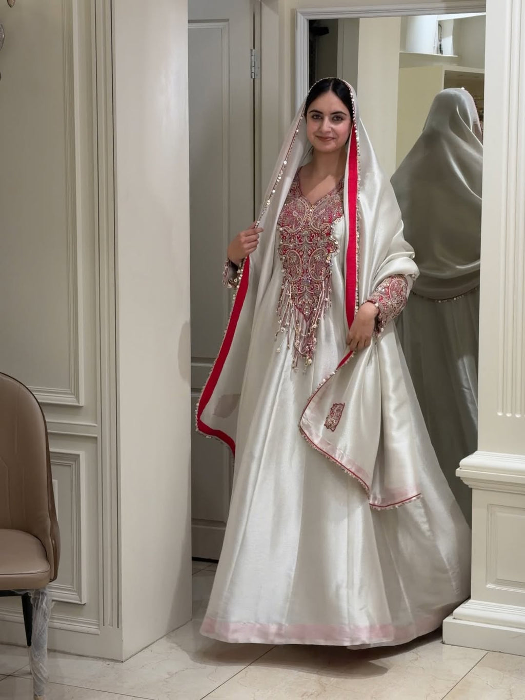 Noor-e-Raunaq Tissue Anarkali