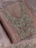 Beads Work Crush Tissue Suit