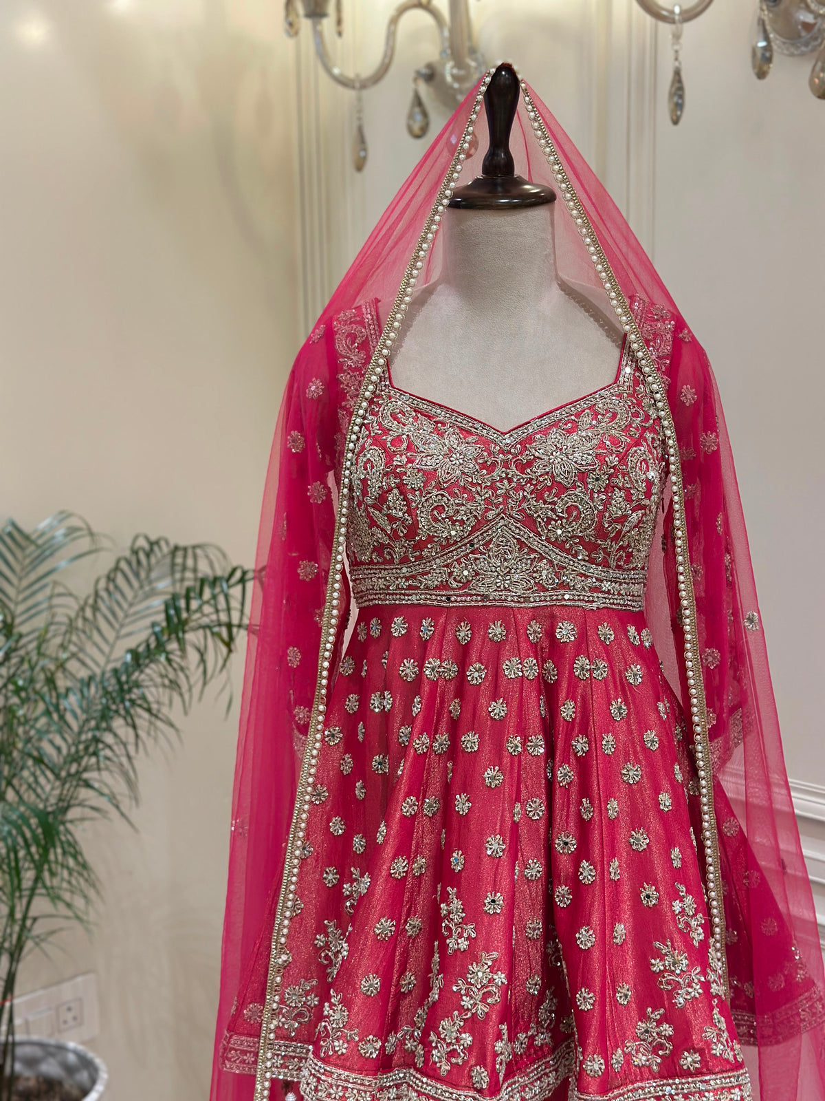 Luxury Tissue Silk Sharara Set