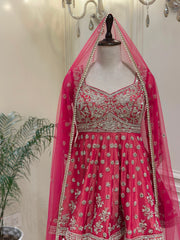 Luxury Tissue Silk Sharara Set