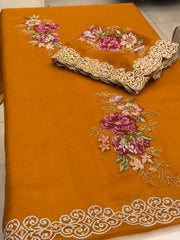 Floral Cross-Stitch Luxury Suit