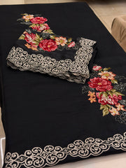 Floral Cross-Stitch Luxury Suit