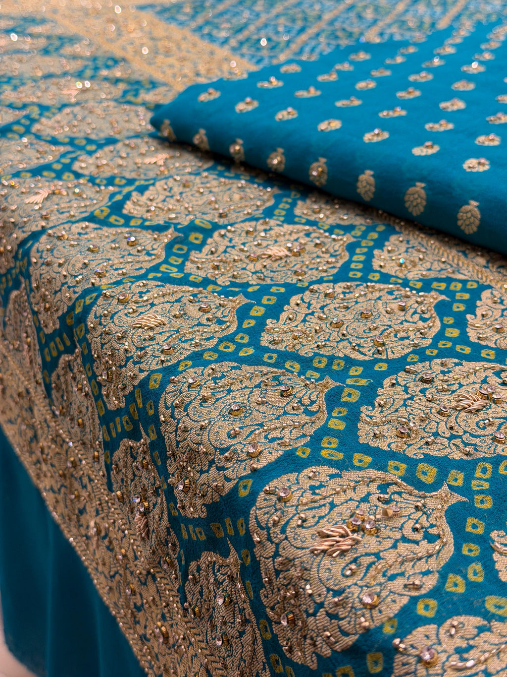 Pure Khaddi Georgette Banarasi Suit
