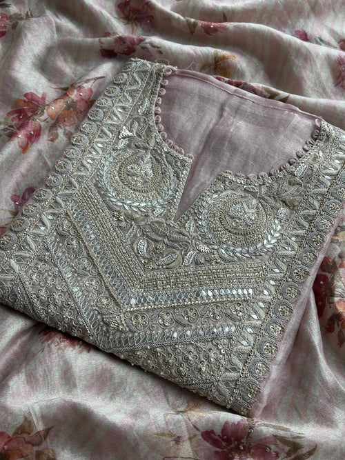 Blush Ivory Heritage Embroidered Suit