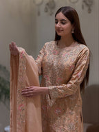 Noor-e-Zareen Dola Silk Sharara Set