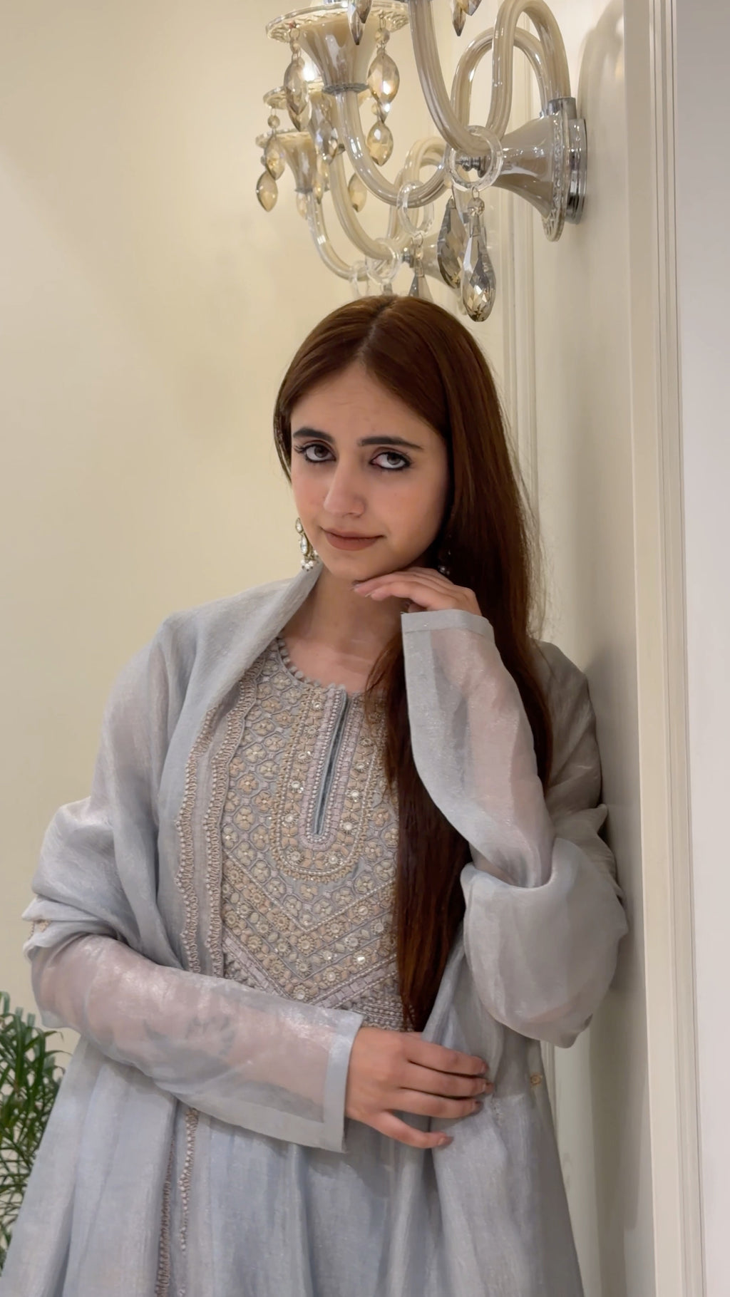 Noor-e-Simra Ready-to-Wear Pure Tissue Anarkali