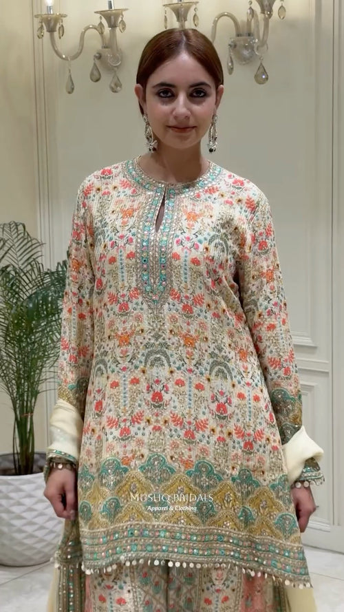 Noor-e-Firdaus Mirror Georgette Suit Set