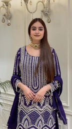 Noor-e-Sahar Kadhana Gharara Set