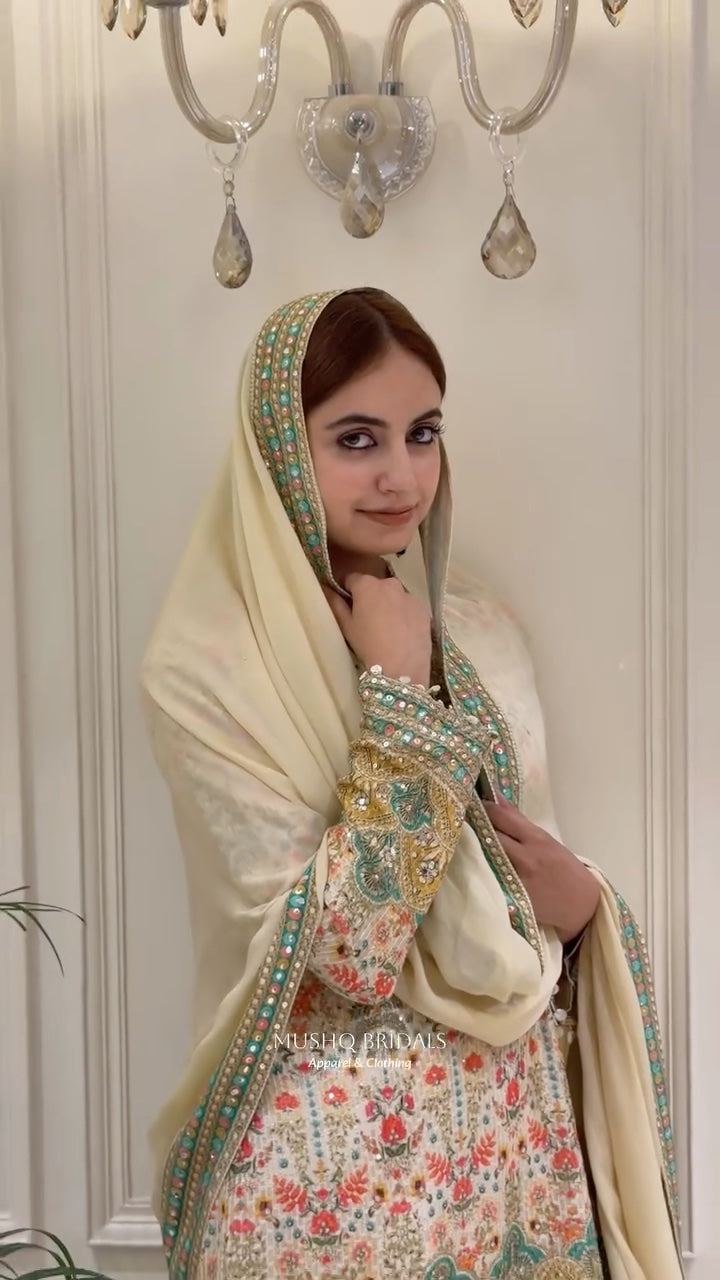 Noor-e-Firdaus Mirror Georgette Suit Set
