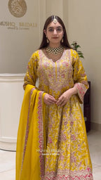 Noor-e-Meher Dola Silk Sharara Set