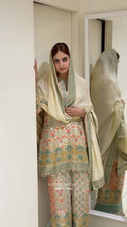 Noor-e-Firdaus Mirror Georgette Suit Set
