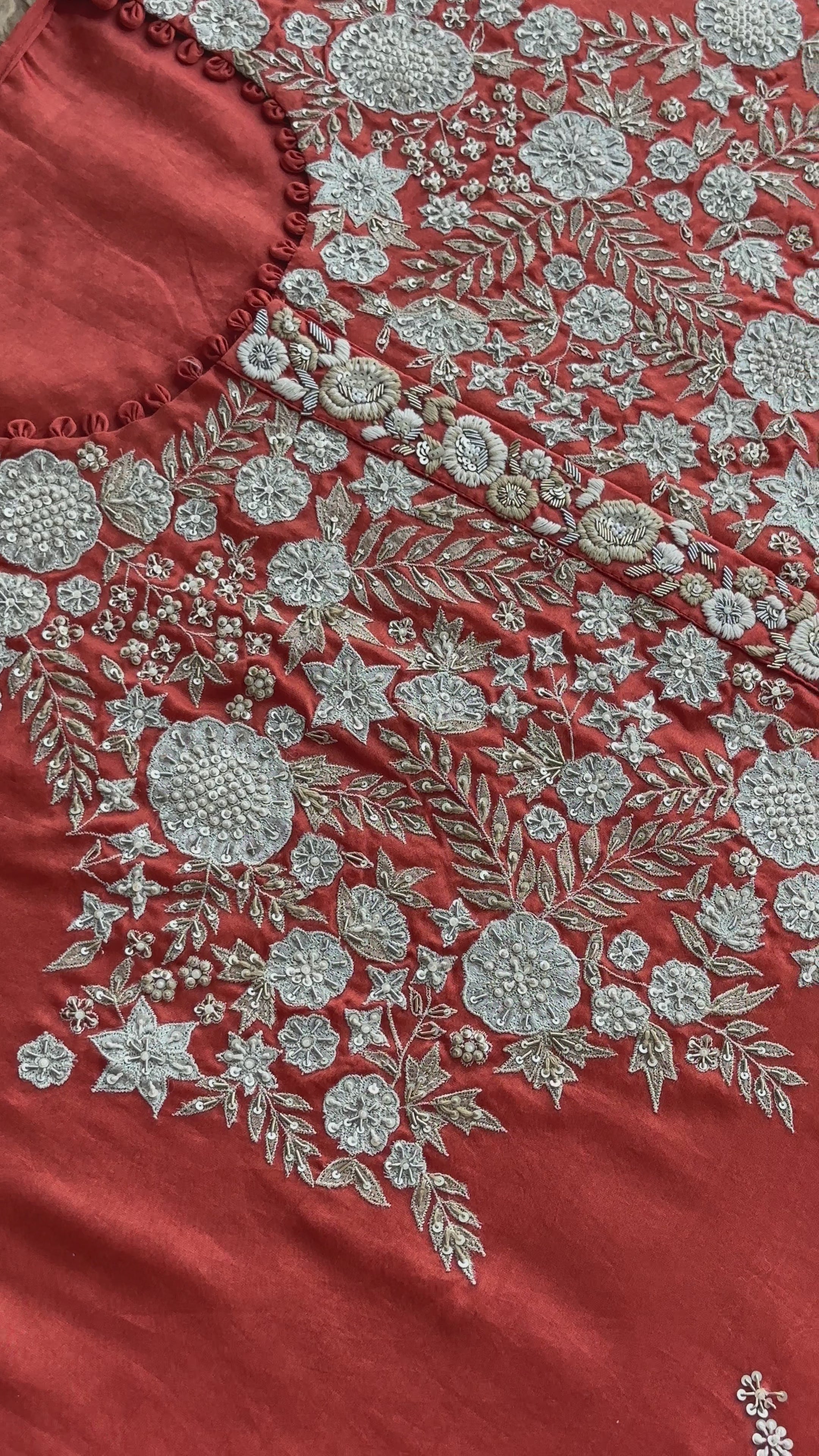 Noor Jahan Appliqué Zardozi Suit Set