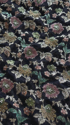 Midnight Noir Pure Banarasi Khaddi Unstitched Suit
